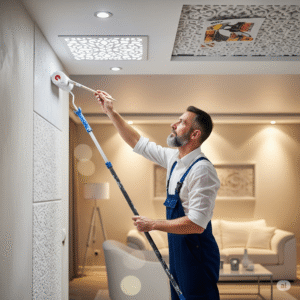 فني ديكور بالرياض لتصميم ديكورات الجدران والأسقف بلمسات فاخرة