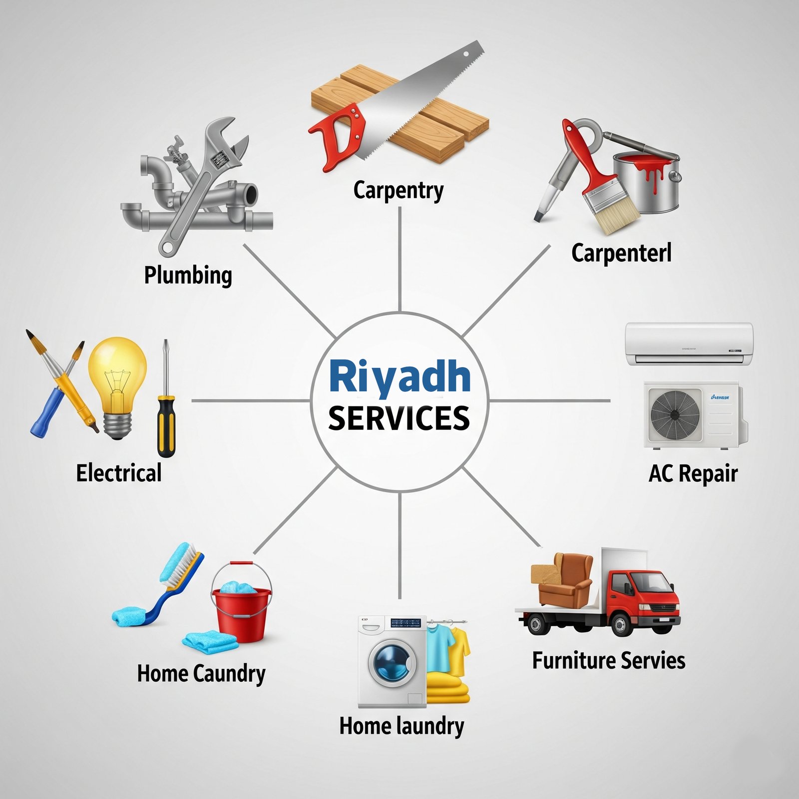 خدمات منزلية في الرياض بجودة عالية